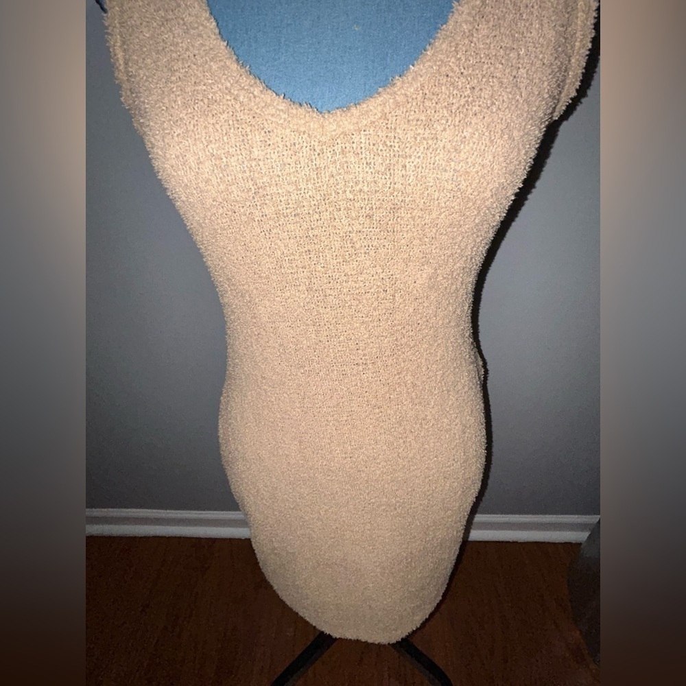 Fitted Tank Dress Nubby Sweater Material Size Small By Wild Fable